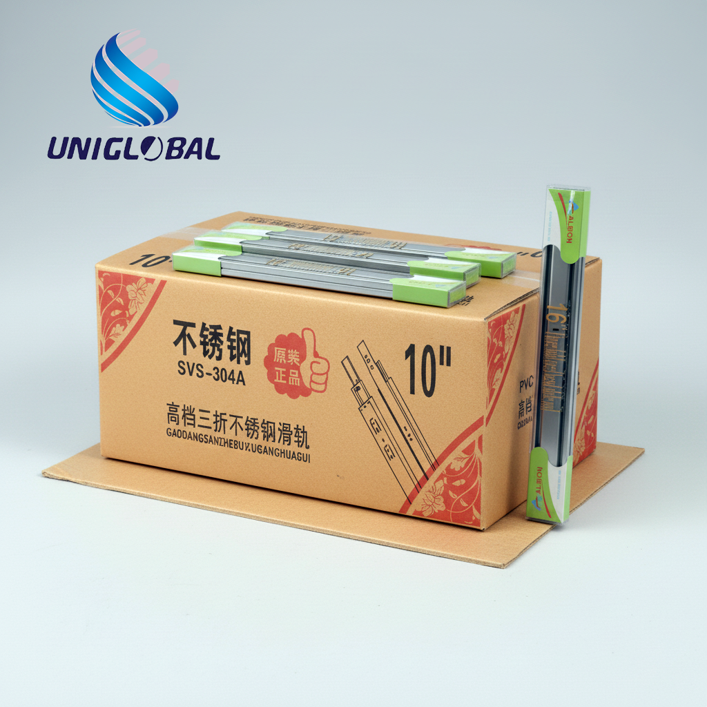 BALL BEARING SLIDE STAINLESS STEEL 10" 2PC BOX