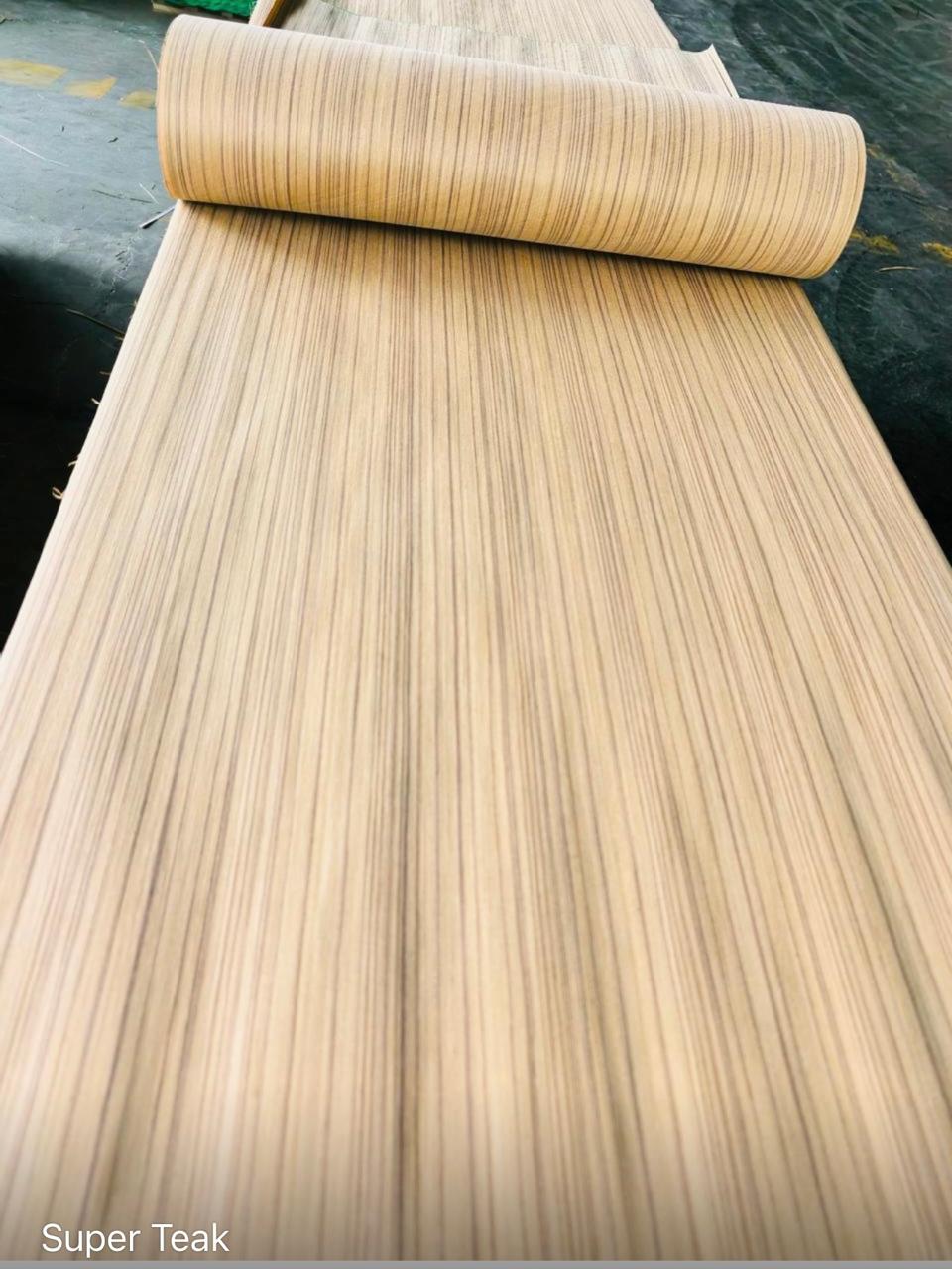 WOOD VENEER SUPER TEAK 8'X4' SHEET